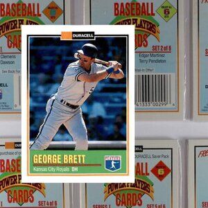 Baseball Power Players 24 Duracell Set Cards Series 1 (1993) (NEW Sealed)